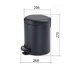Potty szemetes, Soft Close 5l