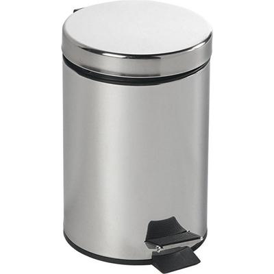 Szemetes kosár, 3l, csiszolt inox